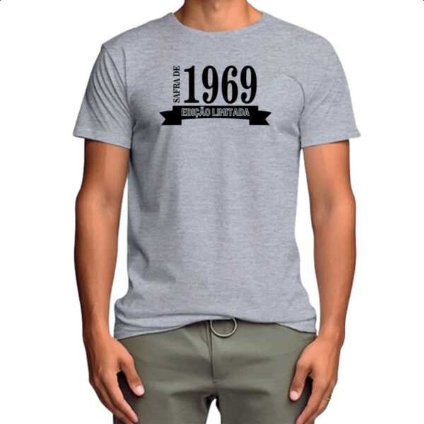 Camiseta Cinza Safra de 1969 - Imagem 4