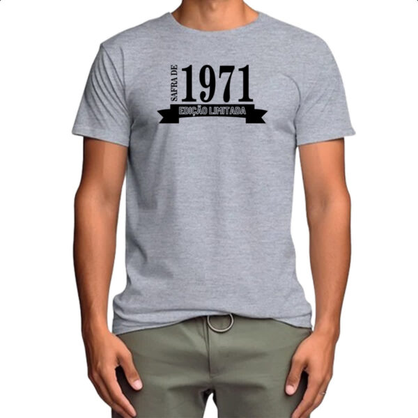 Camiseta Cinza Safra de 1971 - Imagem 4