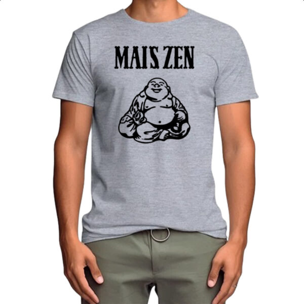 Camiseta Cinza Mais Zen - Imagem 4