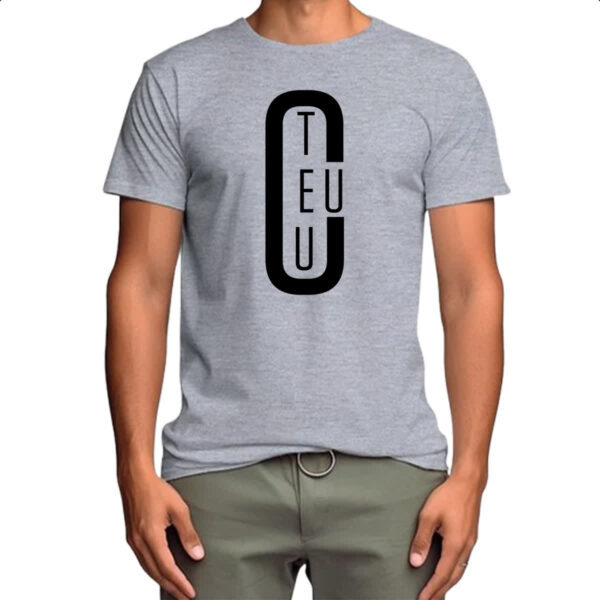 Camiseta Cinza Teu ceu meme religioso - Imagem 4