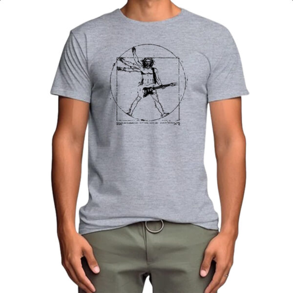 Camiseta Cinza Vitruvian Rock Star - Imagem 4