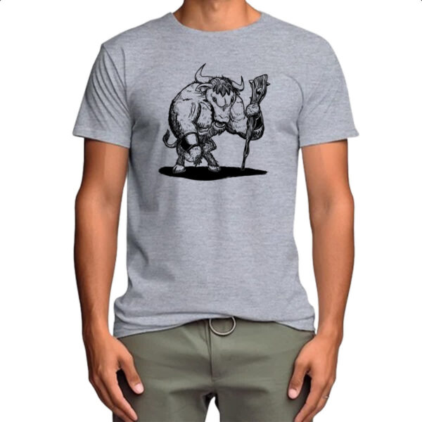 Camiseta Cinza Minotauro Tatoo Style PB - Imagem 4