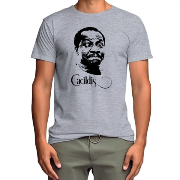 Camiseta Cinza Mussum cacildis - Imagem 4