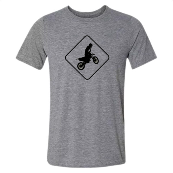 Camiseta Cinza Placa Motocross