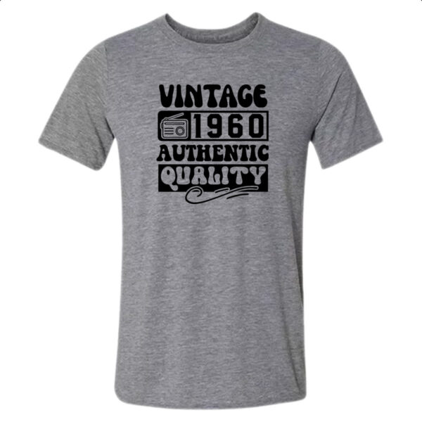Camiseta Cinza Radio Vintage 1960