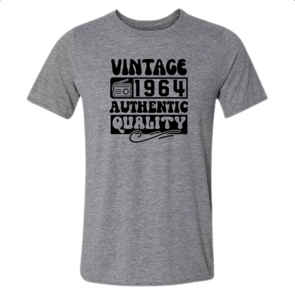 Camiseta Cinza Radio Vintage 1964