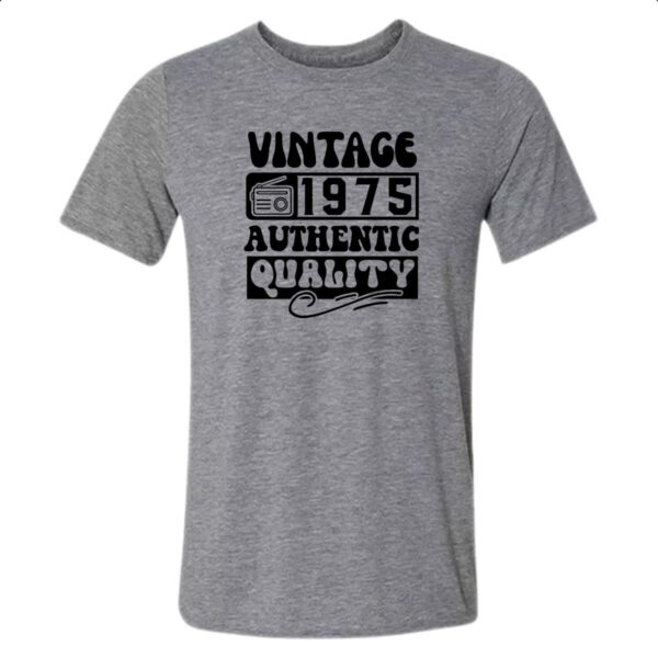 Camiseta Cinza Radio Vintage 1975