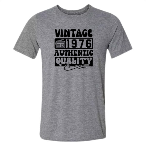 Camiseta Cinza Radio Vintage 1976