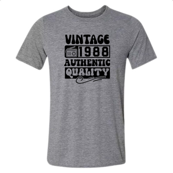 Camiseta Cinza Radio Vintage 1988