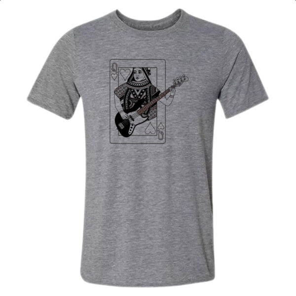 Camiseta Cinza Rainha de Copas do Rock