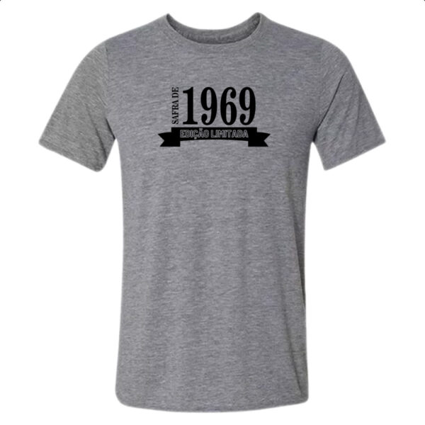 Camiseta Cinza Safra de 1969