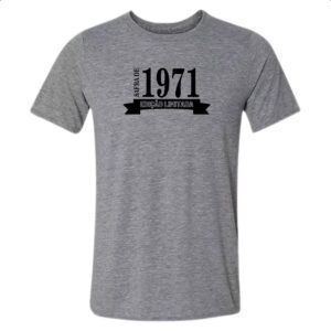 Camiseta Cinza Safra de 1971