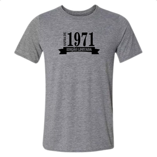Camiseta Cinza Safra de 1971