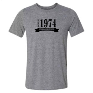 Camiseta Cinza Safra de 1974