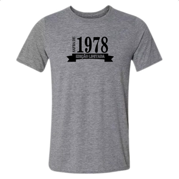 Camiseta Cinza Safra de 1978