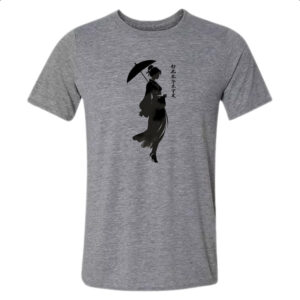 Camiseta Cinza Silhueta Yukisakura Japao