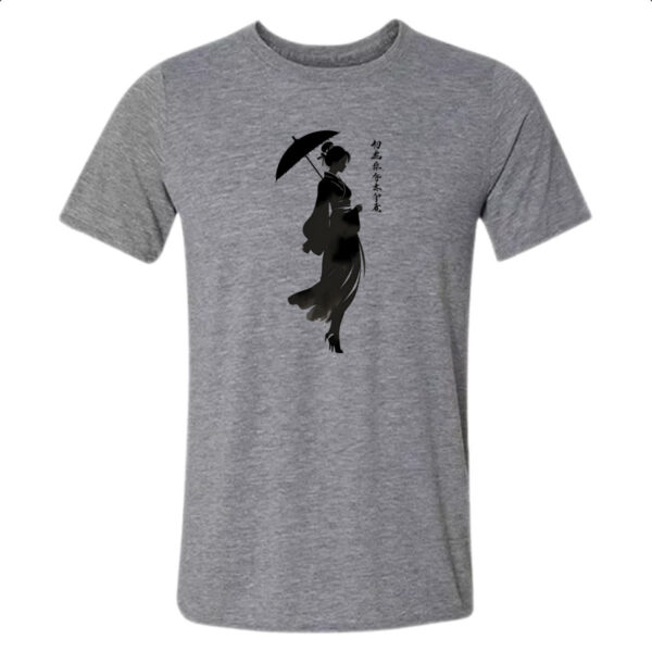 Camiseta Cinza Silhueta Yukisakura Japao