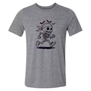 Camiseta Cinza Skull fitness