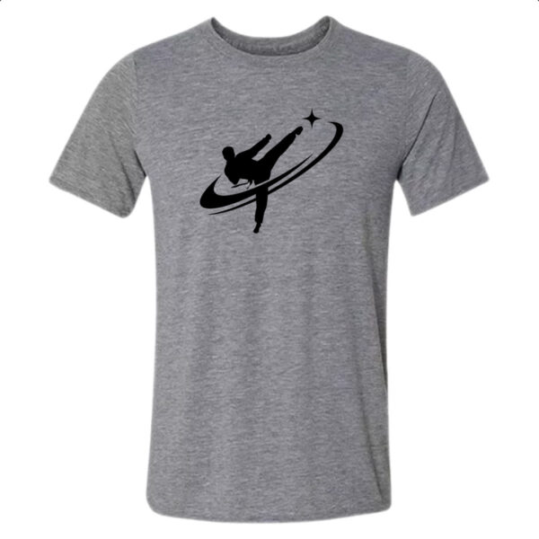 Camiseta Cinza Taekwondo kick in star