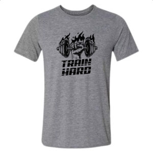 Camiseta Cinza Train Hard