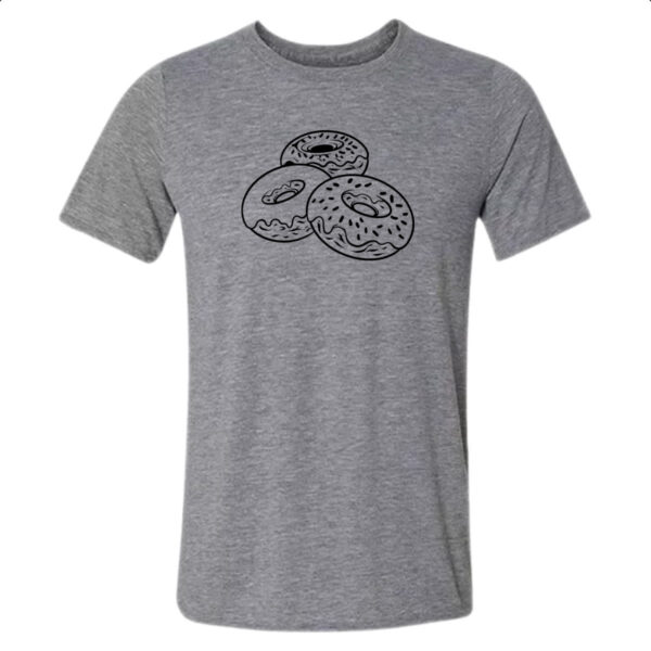 Camiseta Cinza Trio Donuts