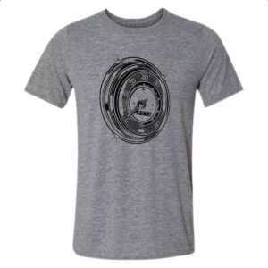 Camiseta Cinza Velocimetro Classico VW