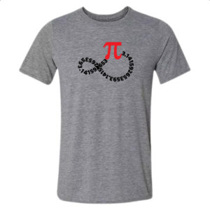 Camiseta Cinza Matematica PI Infinito