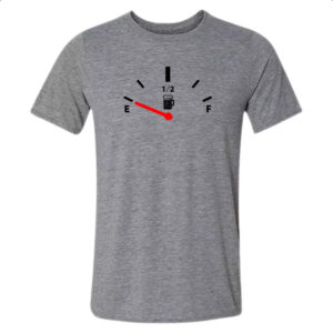 Camiseta Cinza Medidor de cerveja combustivel