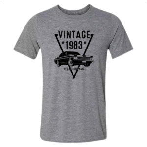 Camiseta Cinza Vintage Pecas Originais 1983