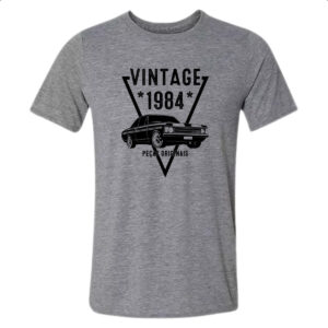 Camiseta Cinza Vintage Pecas Originais 1984