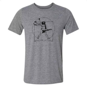 Camiseta Cinza Vitruvian Rock Star