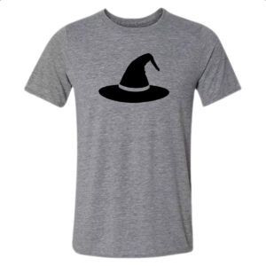 Camiseta Cinza Chapeu de bruxa
