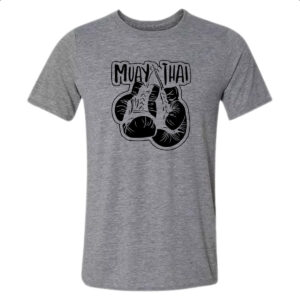 Camiseta Cinza Muay Thai luvas