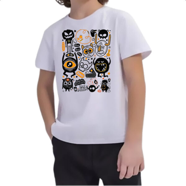 Camiseta Infanto Juvenil We all have monsters within - Imagem 2