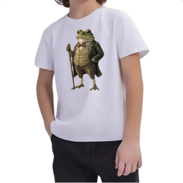 Camiseta Infanto Juvenil Sapo aristrocata - Imagem 2