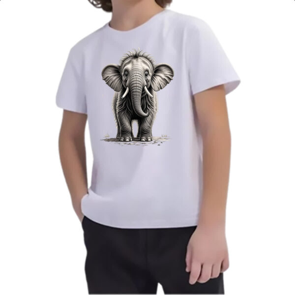 Camiseta Infanto Juvenil Bebe Mamute - Imagem 2