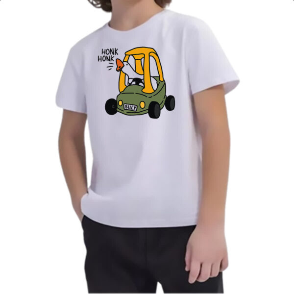 Camiseta Infanto Juvenil Ganso motorista - Imagem 2