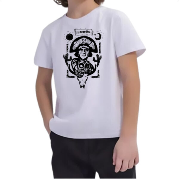 Camiseta Infanto Juvenil Lampiao rei do cangaco - Imagem 2