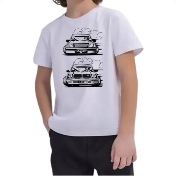 Camiseta Infanto Juvenil Chevette geracao drift - Imagem 2