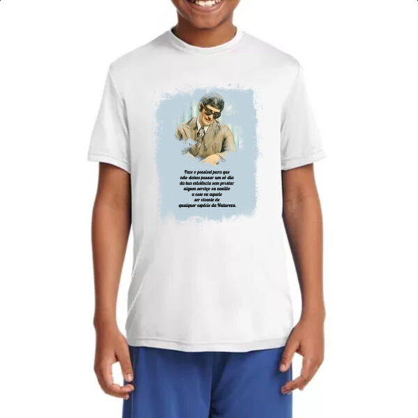 Camiseta Infanto Juvenil Espiritismo faze o possivel - Imagem 4
