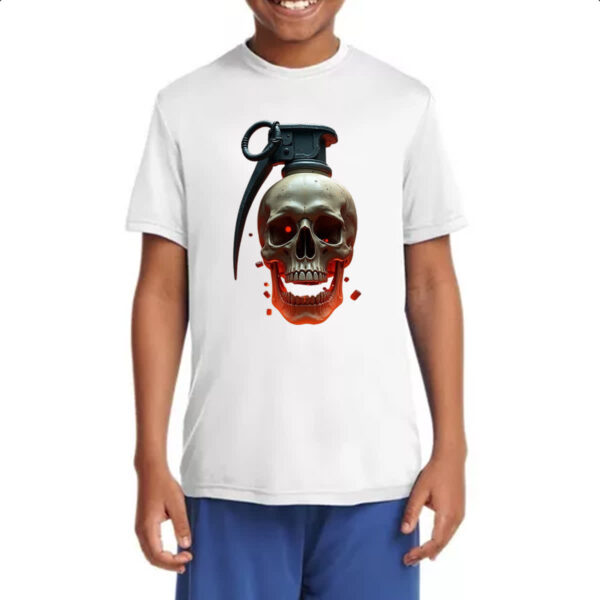 Camiseta Infanto Juvenil Granada caveira - Imagem 4