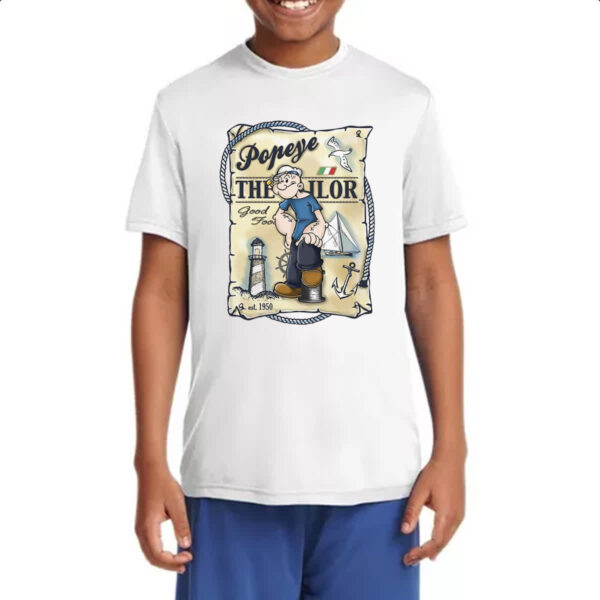 Camiseta Infanto Juvenil Nostalgia Popeye Vintage Cartaz - Imagem 4
