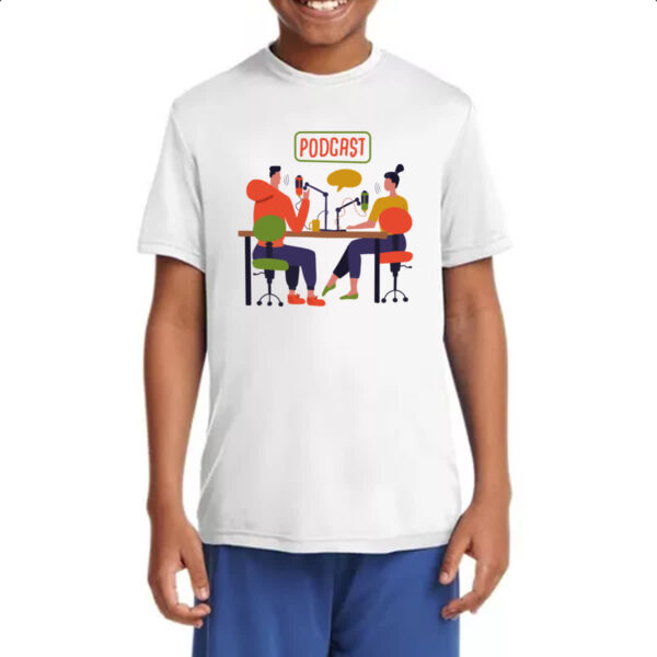 Camiseta Infanto Juvenil Podcast estudio - Imagem 4