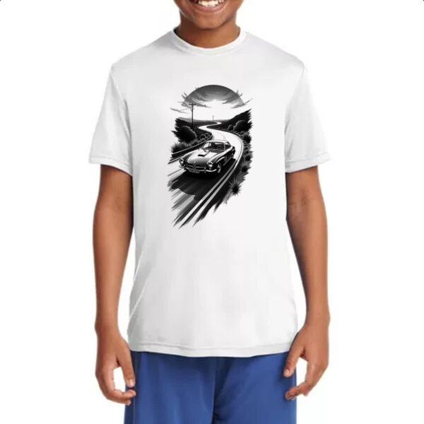Camiseta Infanto Juvenil Mercedez sunset tatoo art - Imagem 4