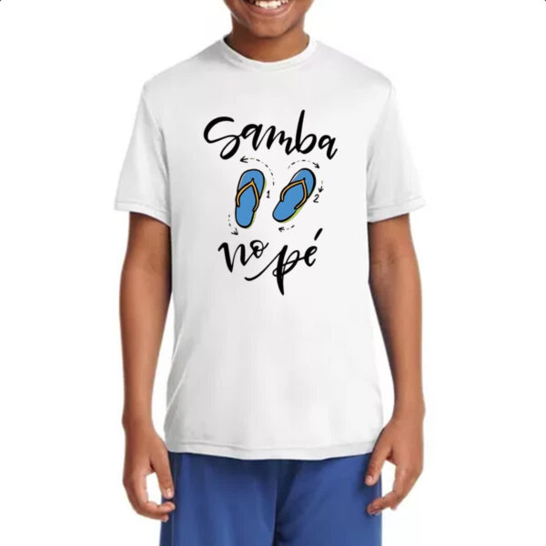 Camiseta Infanto Juvenil Samba no pe - Imagem 4