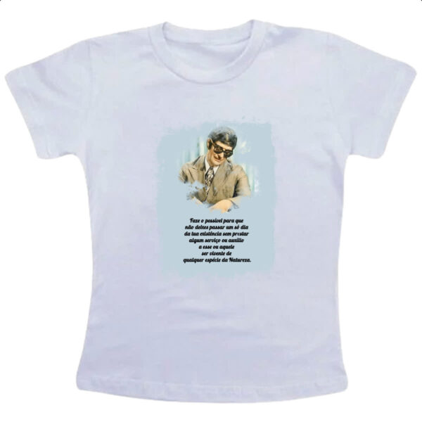 Camiseta Infanto Juvenil Espiritismo faze o possivel