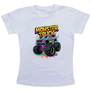 Camiseta Infanto Juvenil Monster Truck Splash Art