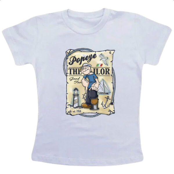 Camiseta Infanto Juvenil Nostalgia Popeye Vintage Cartaz