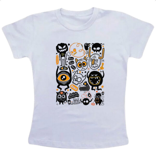 Camiseta Infanto Juvenil We all have monsters within