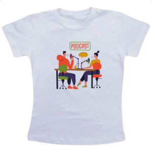 Camiseta Infanto Juvenil Podcast estudio